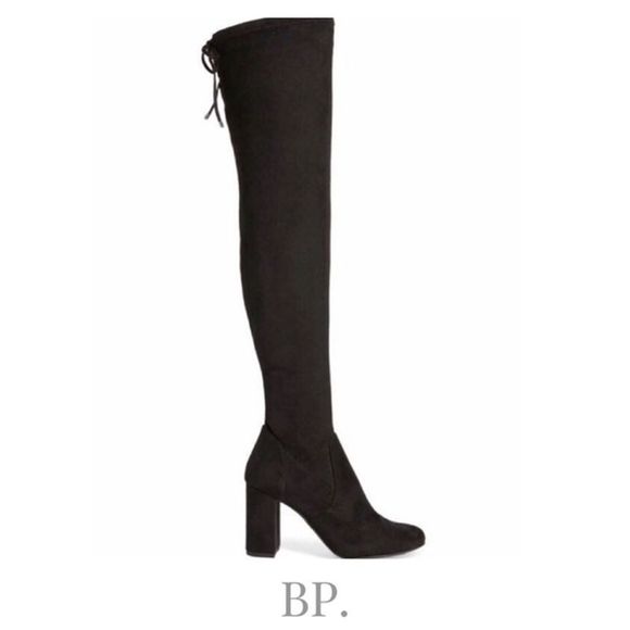 bp Shoes - BP Women's Black Juniper Over the Knee Boots 8 NEW